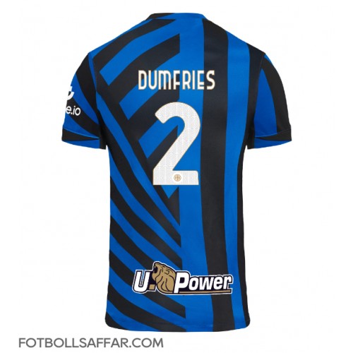 Inter Milan Denzel Dumfries #2 Hemmatröja 2024-25 Kortärmad